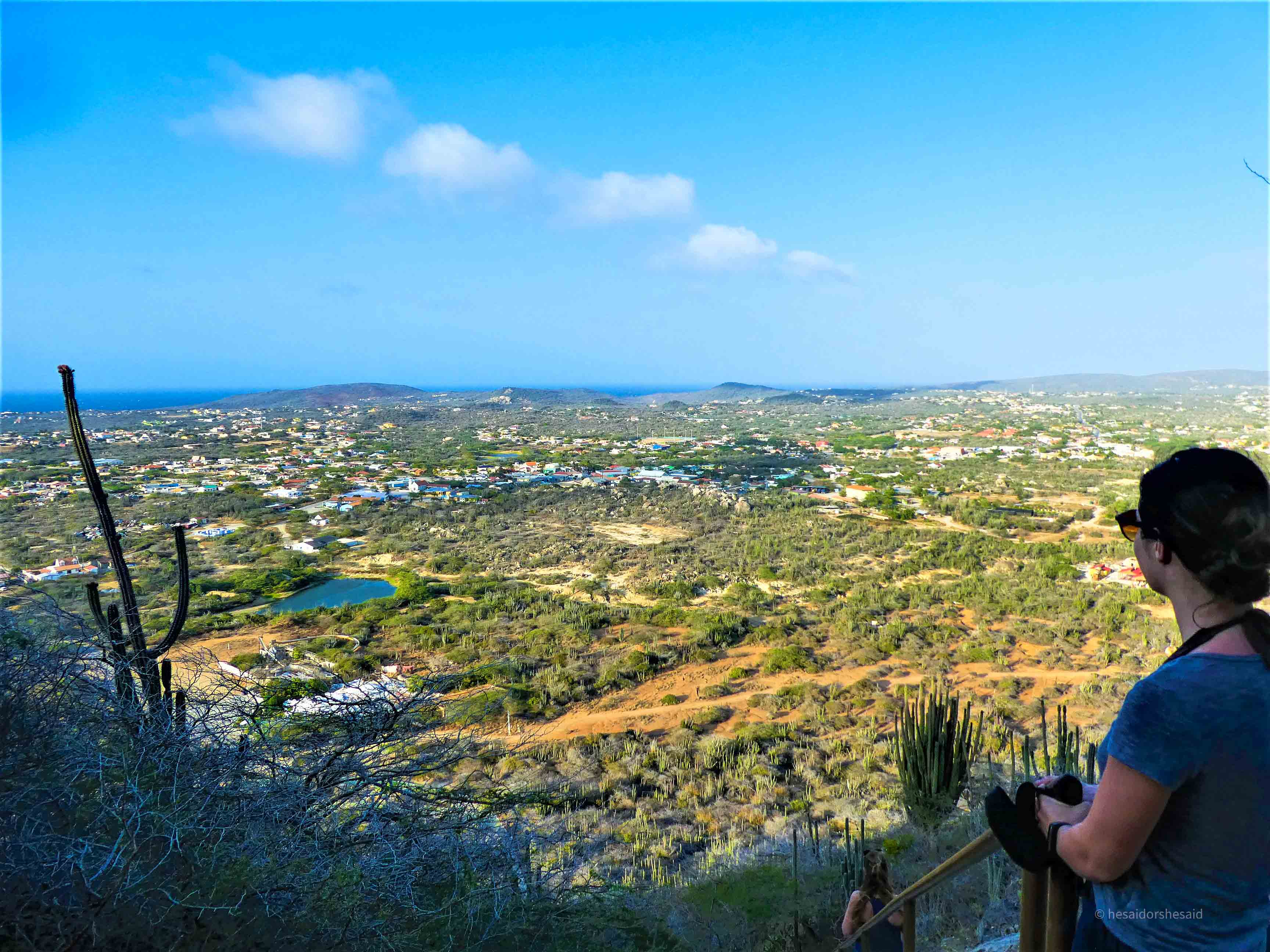 View from Hooiberg in Aruba